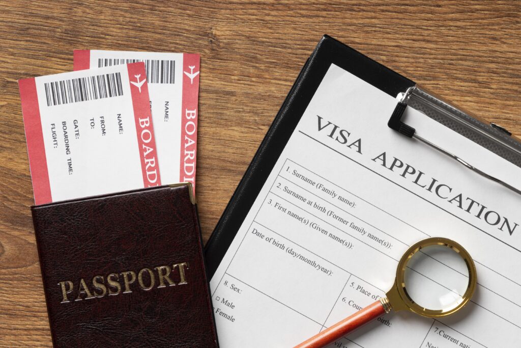 top view visa application arrangement (1)